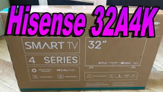 Телевизор Hisense 32A4K. Распаковка, обзор, список доступных приложений на VIDAA