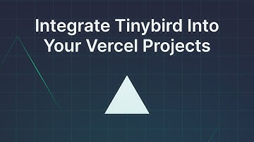 Integrate Tinybird with Vercel