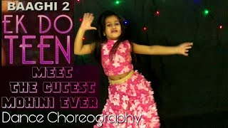 Baaghi 2 Ek Do Teen Dance Video Cutest Mohini Ever 6 Year Girl Riddhi Motwani Jacqueline