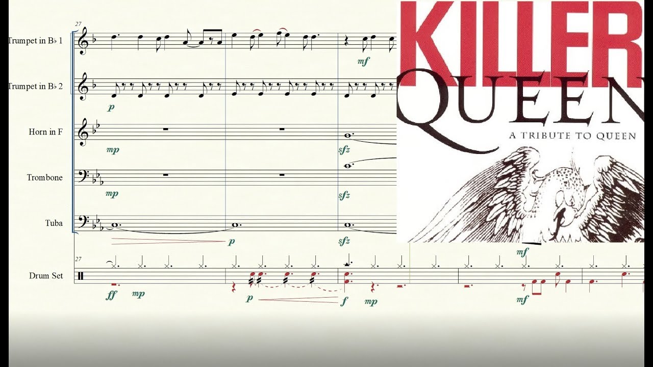 Killer Queen for Brass Quintet Sheet Music