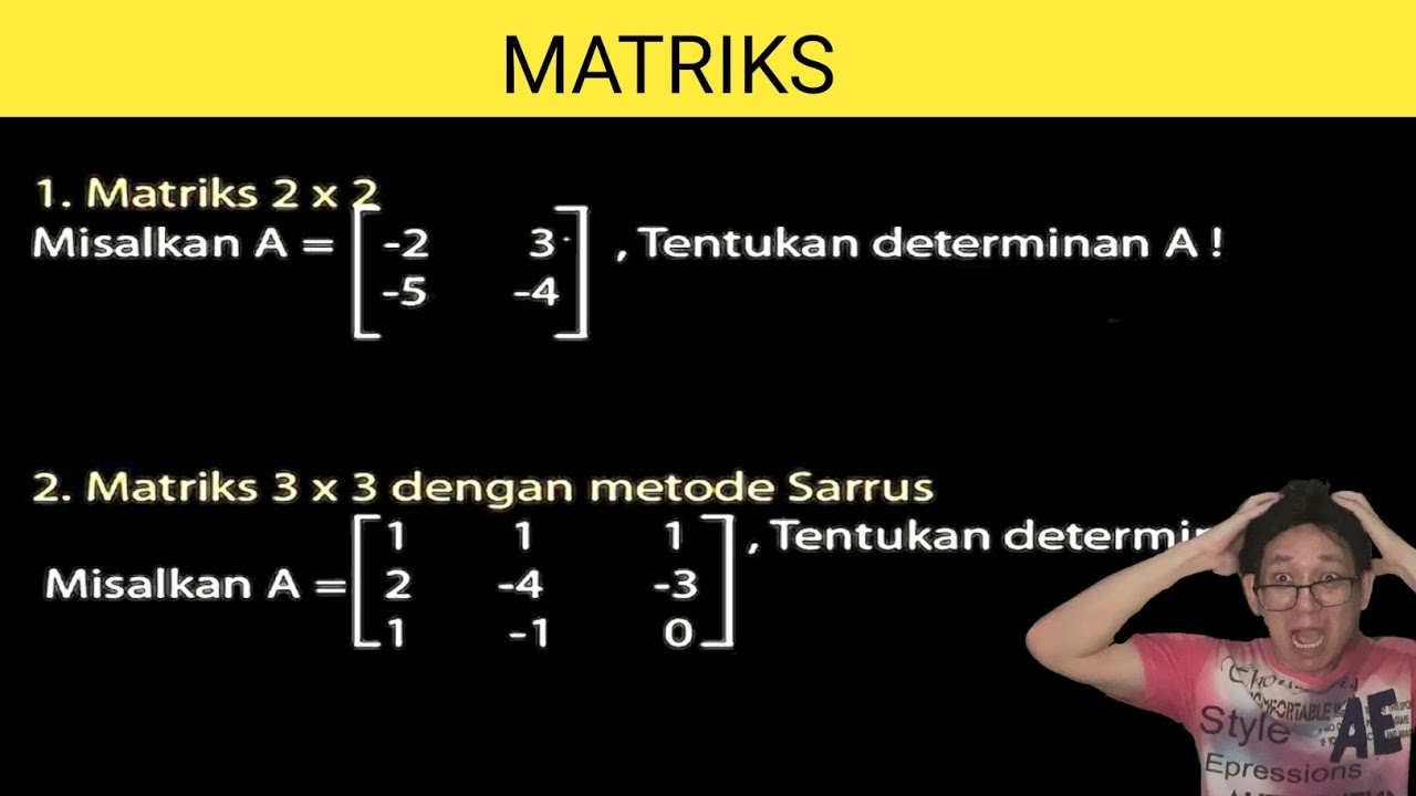 26+ Contoh Soal Matriks Yang Diperbesar - Kumpulan Contoh Soal