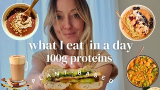 What I Eat in a Day on a Friday |100g Protein, Easy, PlantBased Recipe Inspo