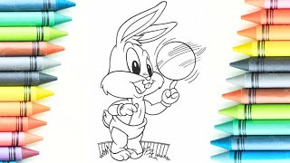 Bugs bunny coloring pages ||kids coloring pages ||bunny coloring pages