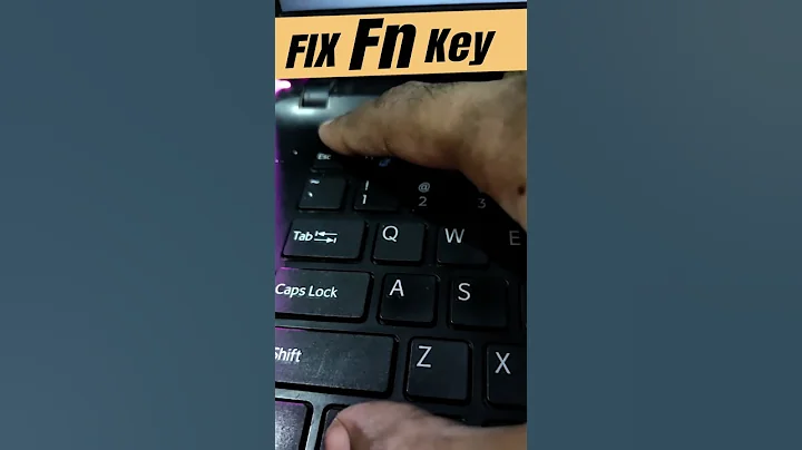 Enable/Disable Function (Fn) Key🔥 | Fix Fn key not working #shorts