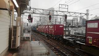 EF64 1023号機牽引稲沢発多治見行1653レ名古屋9番線通過