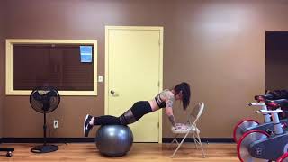 Advanced Core - Reverse Stability Ball Rollout