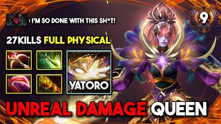 UNREAL DAMAGE QUEEN By YatoroGOD Templar Assassin 27Kills Full of Physical Build 7.35d DotA 2