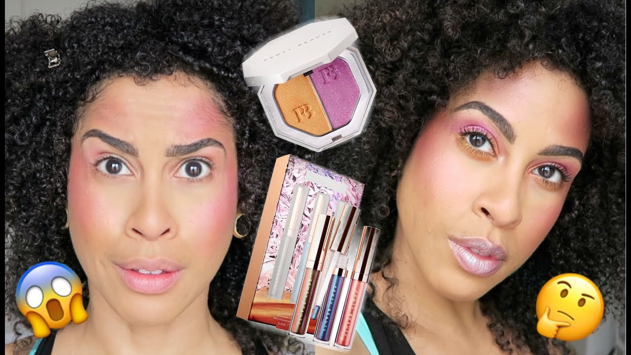 FENTY BEAUTY BEACH PLEASE | SWATCHES + DEMO | kinkysweat