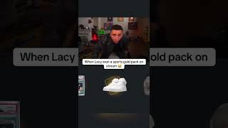 When Lacy won a sports gold pack on stream 😭 #kickstreaming