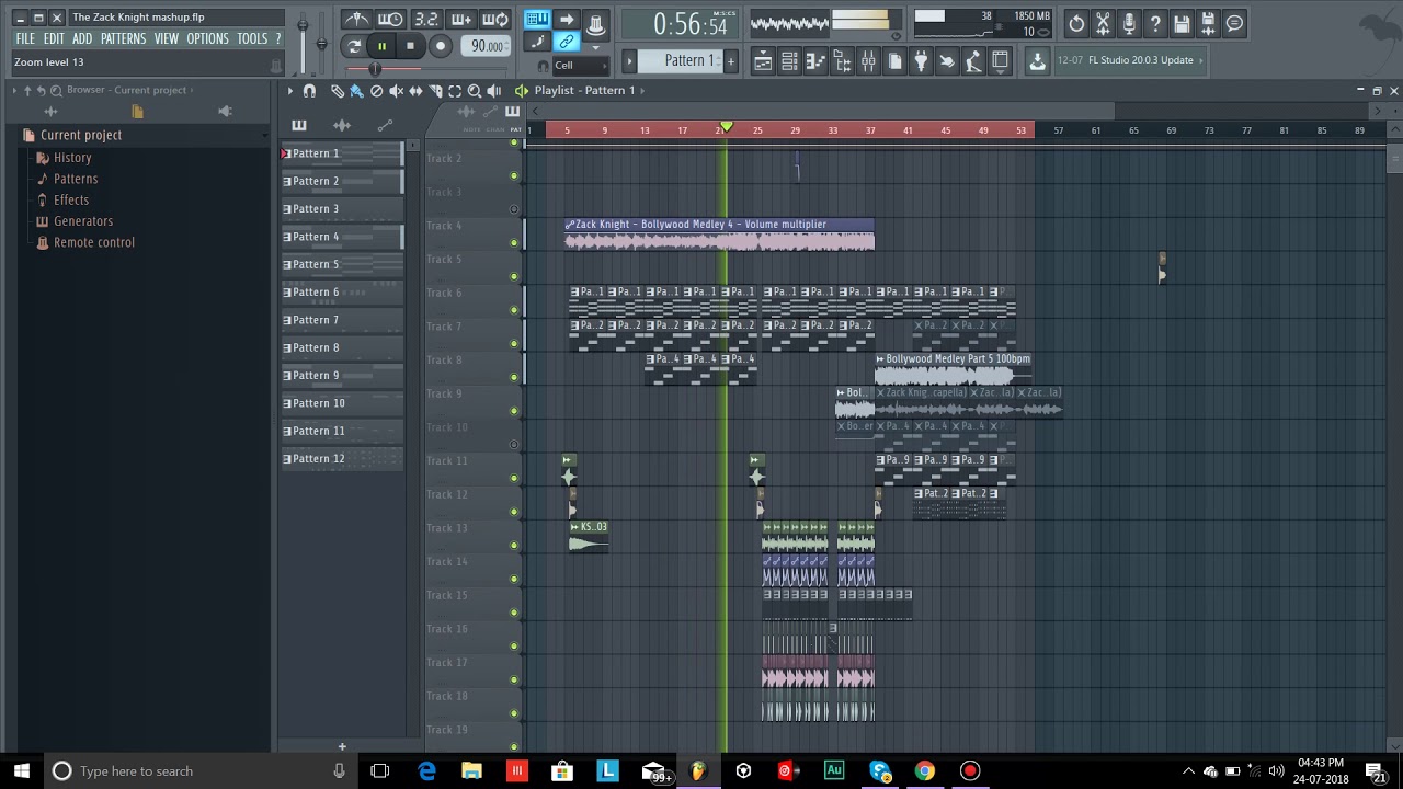 Bollywood Love Mashup | FLP PROJECT | ZACK KNIGHT |