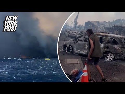 Hawaii turns into ‘hell,' residents forced in water when heat from flames ‘began burning their skin’