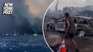 Hawaii turns into ‘hell,' residents forced in water when heat from flames ‘began burning their skin’ News