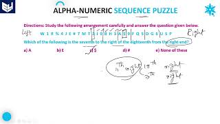 Alpha Numeric Sequence Puzzle | Reasoning | Part- 02 | Bharath Kumar