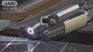 福島第一2号機のロボット調査　投入難航で延期へ(15/07/30)