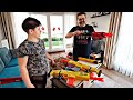 Bir sandık dolusu Nerf FORTNITE  tüm silahlar , Efe ile Kerem