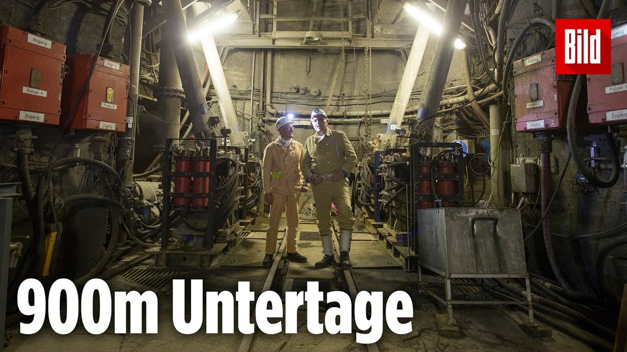 900m unter der Erde: So wird die stillgelegte Grube Reden stabil gehalten