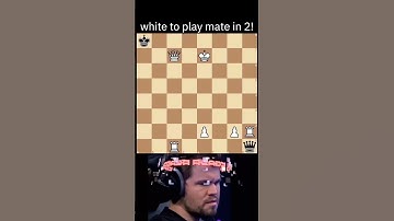 Find Checkmate in two moves! #puzzlebits #chesspuzzle #chess #magnuscarlsen