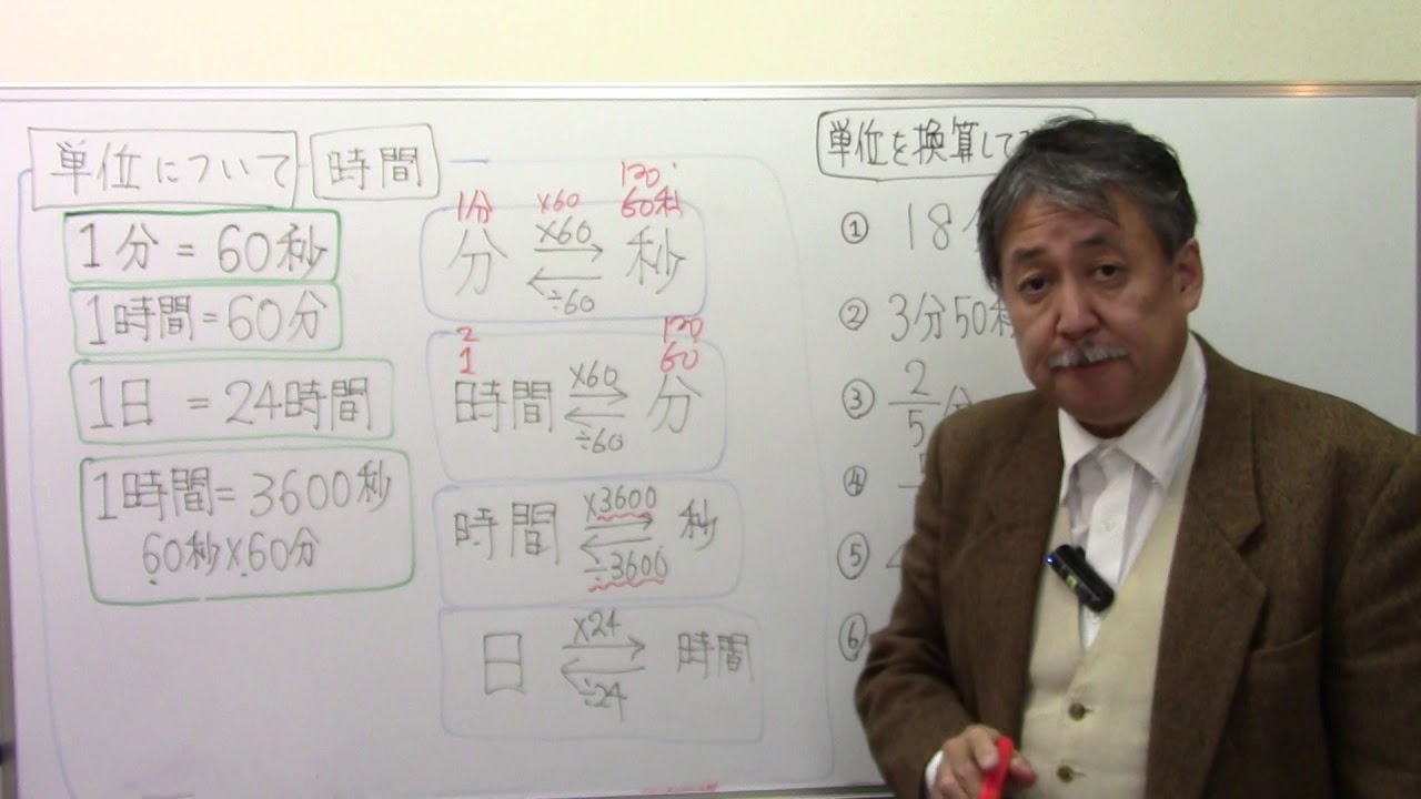 単位の換算が嫌いな人へ3⃣時間