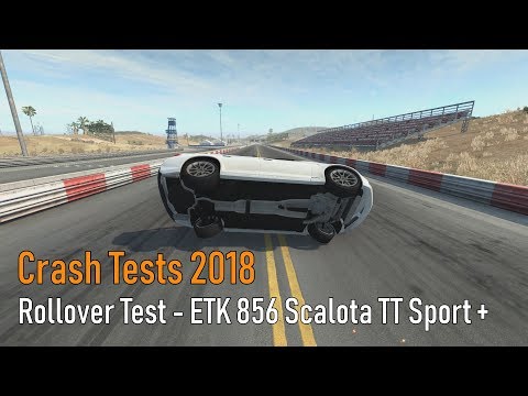 BeamNG.drive | Rollover Test - Scalota TT Sport+ | Slow Motion Crash