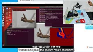 DOFBOT Pro 3D Depth Vision Robotic Arm--4  Identify gesture machine code height sorting