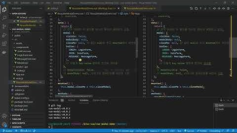 vue modal implementation 05 - vue transition 구현