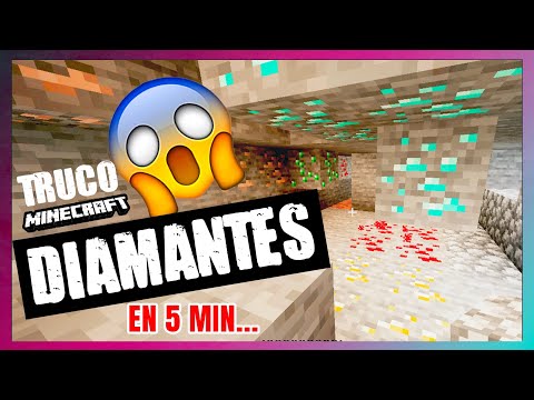 Cómo 💎 ENCONTRAR DIAMANTES 💎 en MINECRAFT (MUY RÁPIDO)