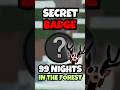 How to Get the SECRET Reconstruction Badge! ❄️ – 99 Nights in the Forest (Snow Biome) - Roblox