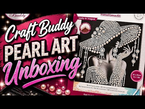 New Pearl Art Unboxing from @CraftBuddyShop #pearlart #craftbuddy