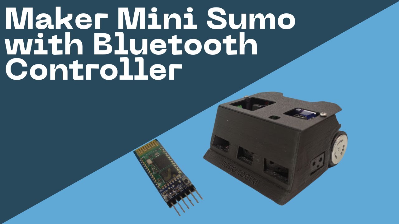 Maker Mini Sumo with Bluetooth Controller - YouTube