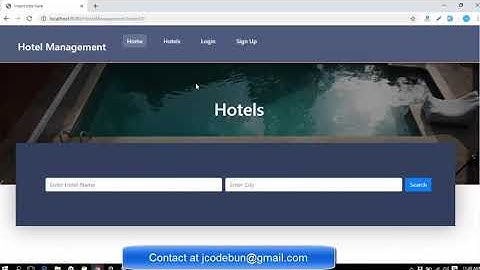 Hotel Management system project in java with source code and project report