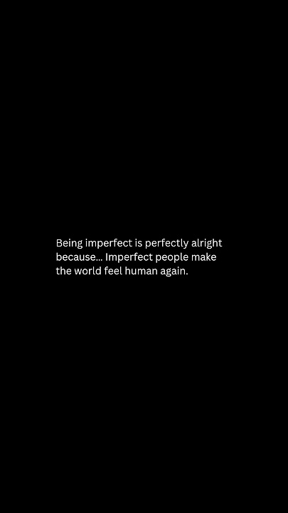 Perfectly Imperfect