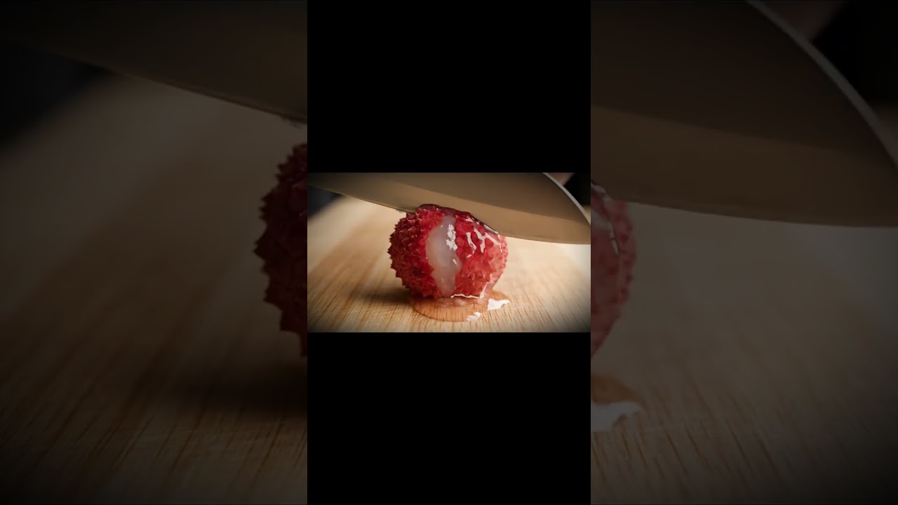 “Most Satisfying Lychee Cutting & Peeling ASMR 🍒 | Ultra Realistic Sounds | No Talking | 4K”