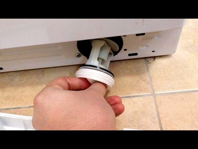 Как почистить фильтр в стиральной машине