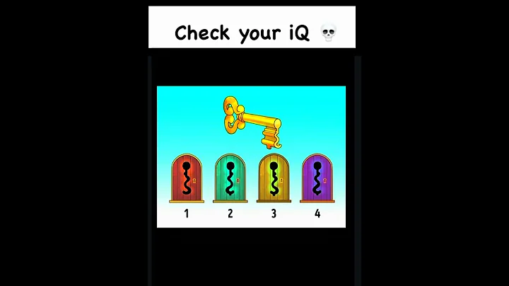 🧠" IQ Test Challenge 🔥ll Open tha Door! 🔑"#shorts #vairalvideo #iqtest