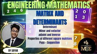 DIPLOMA 2ND SEMESTER | ENGINEERING MATHEMATICS | MATRIX & DETERMINANT PART -2 (BENGALI)