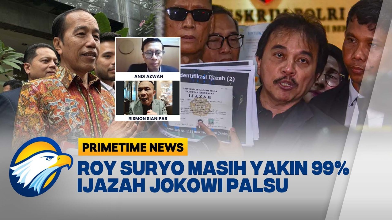 [FULL] SERANGAN BALIK ROY SURYO KE PENDUKUNG JOKOWI | Primetime News