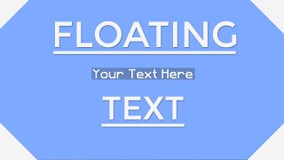 Minecraft: How to create floating text [Tutorial] [1.8] & [1.9+ In Description]
