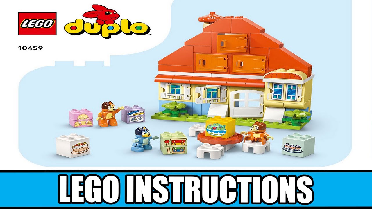 LEGO Instructions - Duplo - 10459 - Bluey's Family House with Memory Game - Bluey