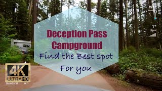 Deception pass camping sight drive thru review