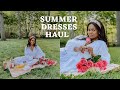 SUMMER DRESSES HAUL 2020, QUARANTINE, Reformation, Amur... DadouChic