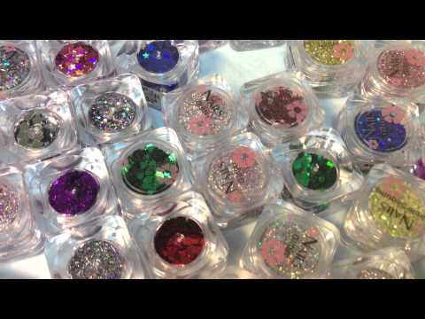 Дизайн глиттером Justnail