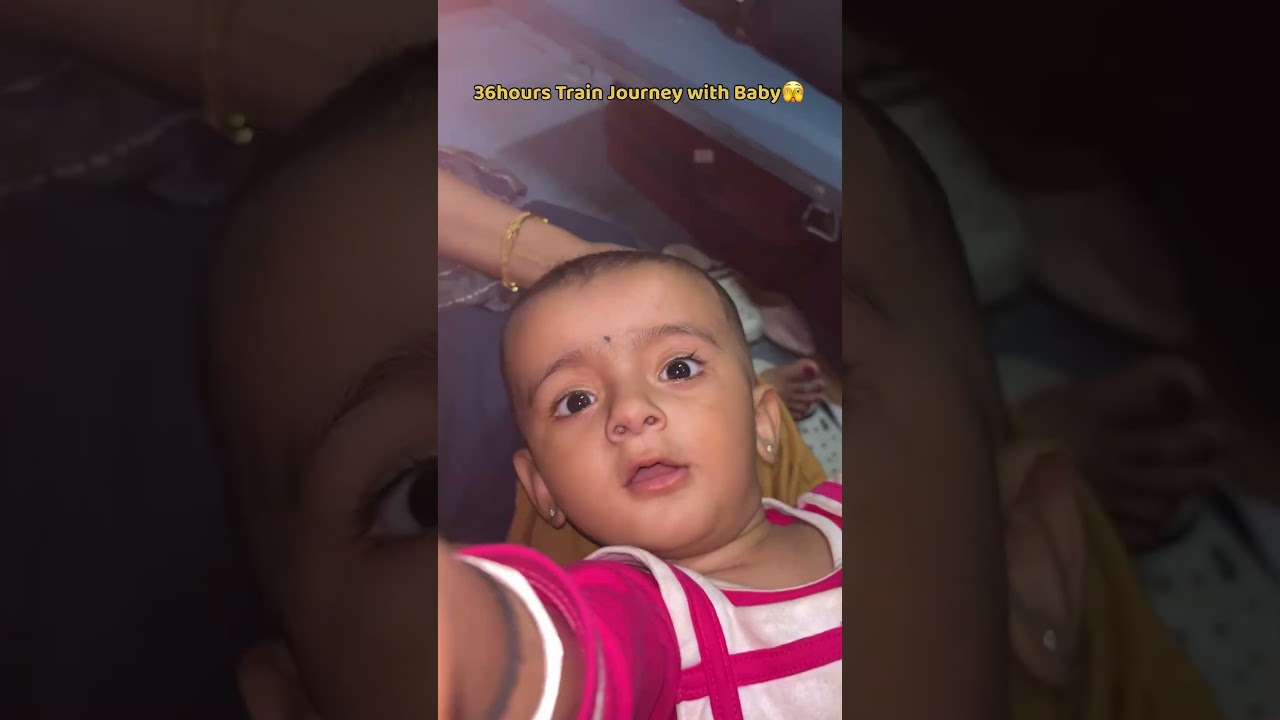 36hours Train Journey with Baby🫣 