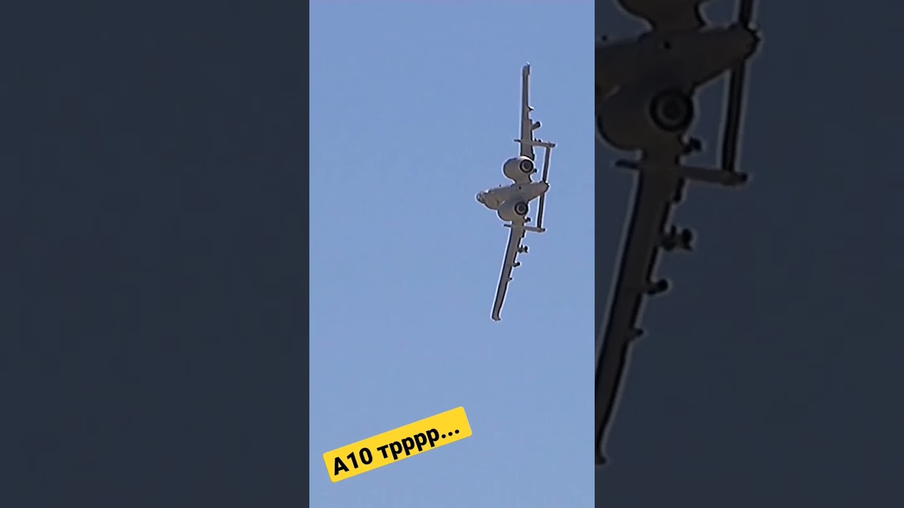 А10 штурмовик оружие в действии 