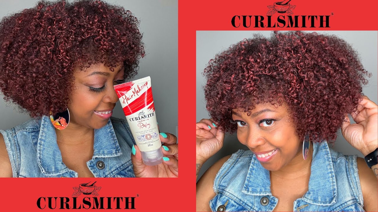 From Black Curls to Red Curls with CurlSmith HairMakeup| Ruby
