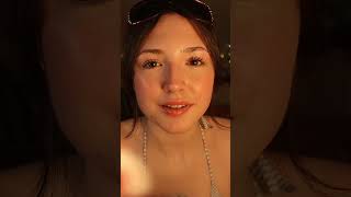 Helping you get ready for the beach (full video on my YouTube!) #asmr #tingles #relaxing