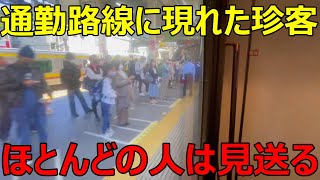 通勤路線に突然現れた臨時快速に乗ってきた！！