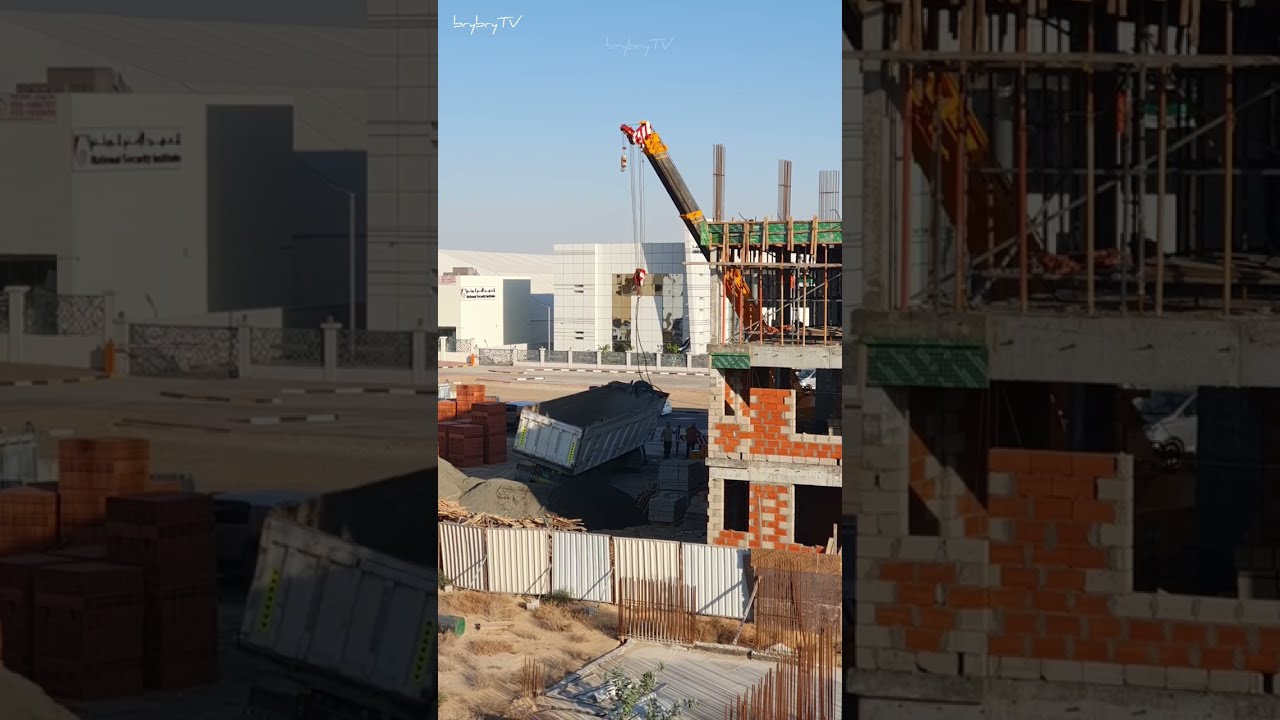 Tumihayang trailer dumptruck nirescue, Crane walang rigger, Pakistan Crane operator Good job🙋🏻‍♂️