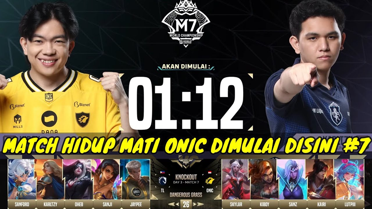 ONIC VS TEAM LIQUID PH GAME 1 M7 KNOCKOUT STAGE