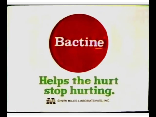 Bactine Commercial (1977)