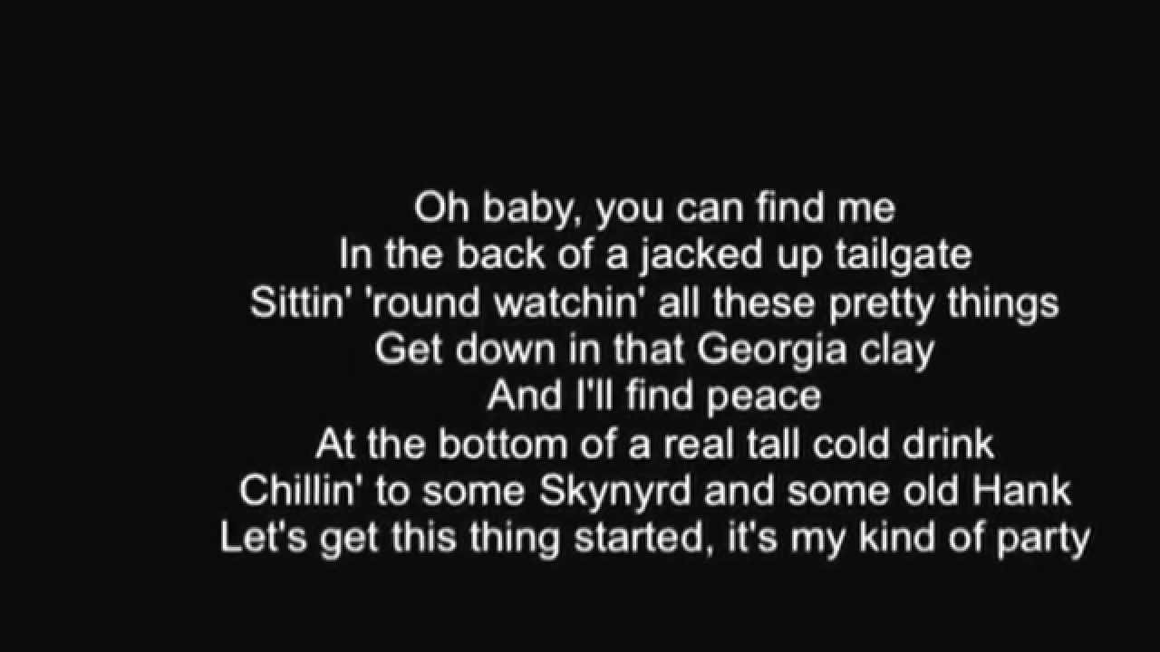 Jason Aldean - My Kinda Party - Lyrics